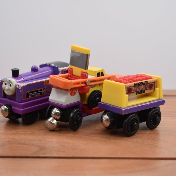 Culdee Forklift Flatbed Knafford Orchard Apple Cargo Car Thomas & Friends Trains - Picture 2 of 16